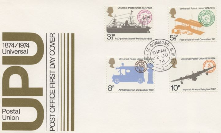 Universal Postal Union, Post Office Covers