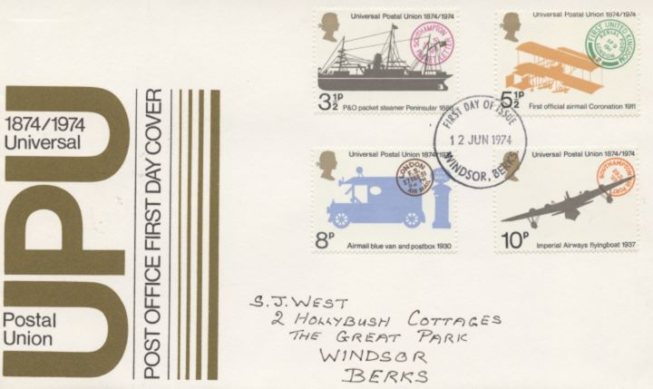 Universal Postal Union, Post Office Covers