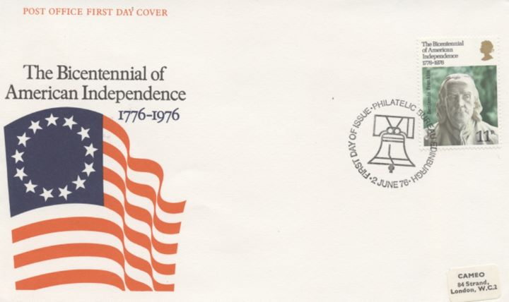 USA Bicentenary: 11p, American Flag