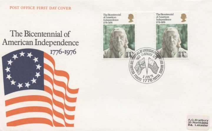 USA Bicentenary: 11p, American Flag