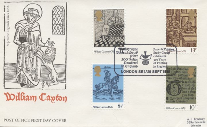 William Caxton, 500 Years of Printing