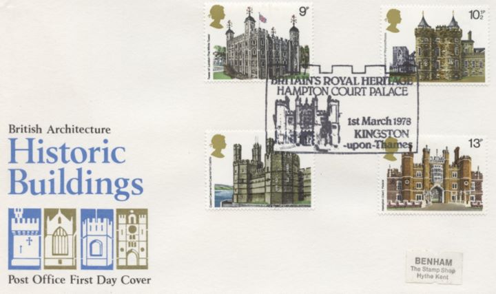 Historic Buildings: Stamps, Raven Cachet