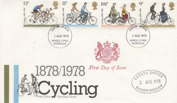 Cycling Centenaries, Post Office Covers