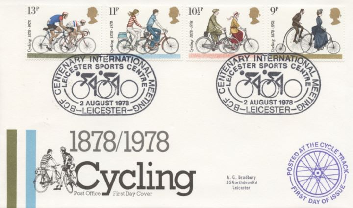 Cycling Centenaries, Post Office Covers