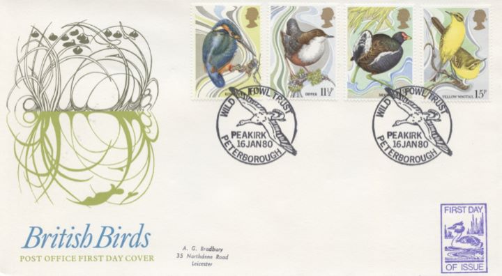 British Birds 1980, Collect British Stamps