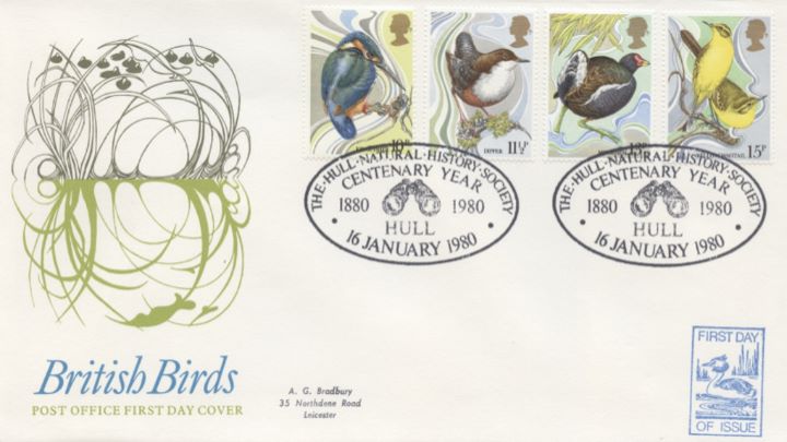 British Birds 1980, Collect British Stamps