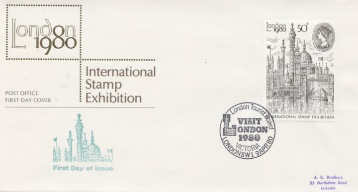 London 1980: 50p Stamp, London 1980