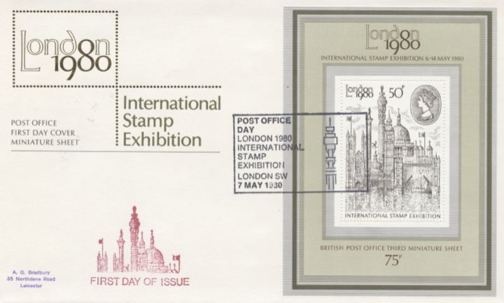 London 1980: Miniature Sheet, International Stamp Exhibition