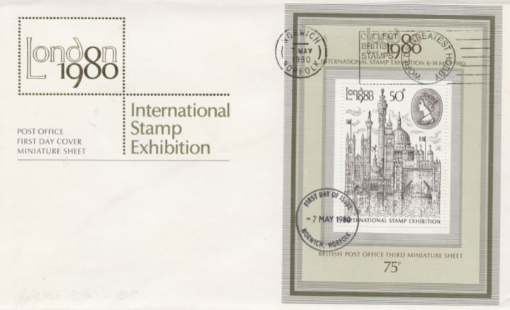 London 1980: Miniature Sheet, International Stamp Exhibition