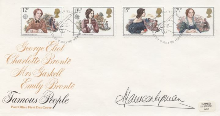 Famous Women Authors, Post Office special h/s covers