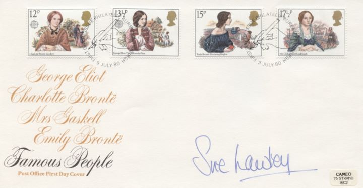 Famous Women Authors, Post Office special h/s covers