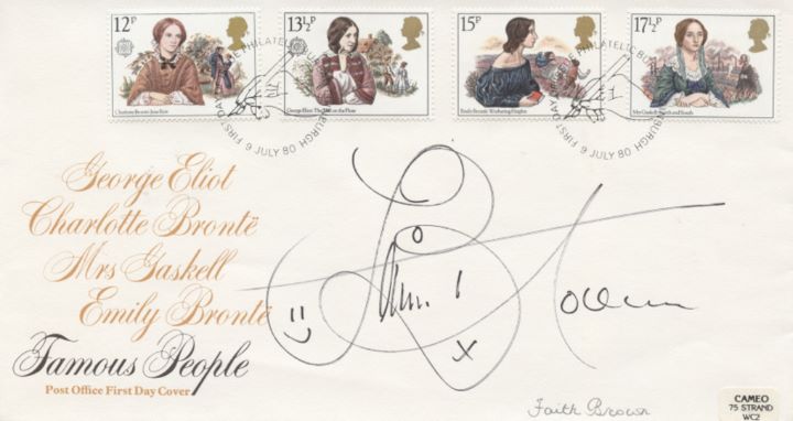 Famous Women Authors, Post Office special h/s covers