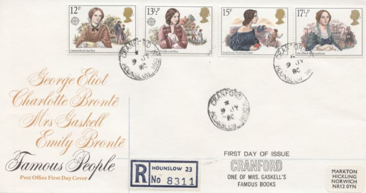 Famous Women Authors, Post Office cds covers