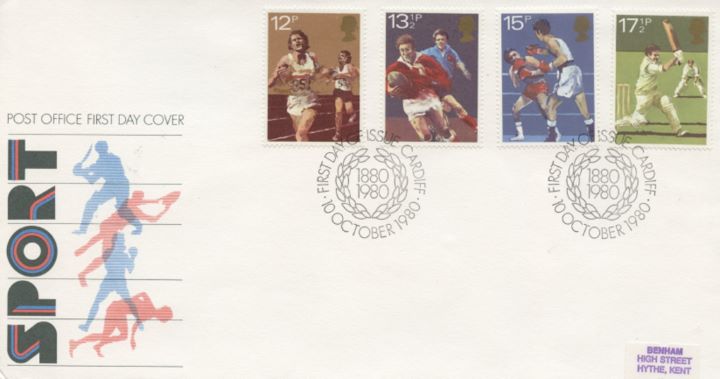 Sports Centenaries, Post Office cover