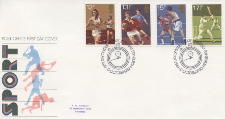 Sports Centenaries, Post Office cover