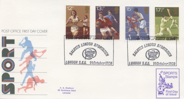 Sports Centenaries, Post Office cover