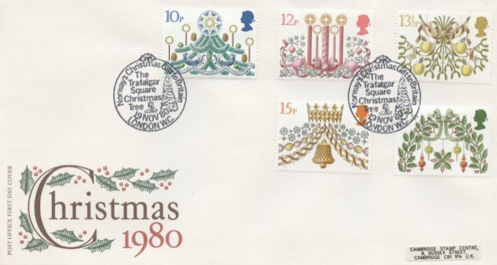 Christmas 1980, Post Office Cover