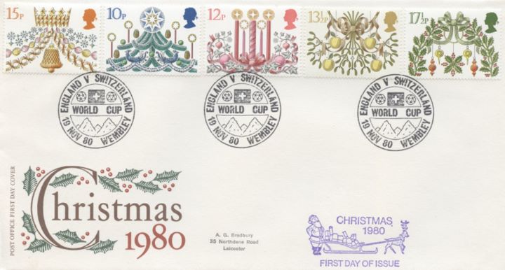 Christmas 1980, Post Office Cover