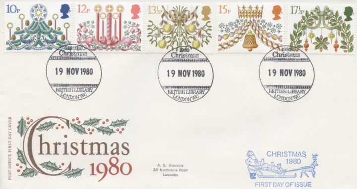 Christmas 1980, Post Office Cover