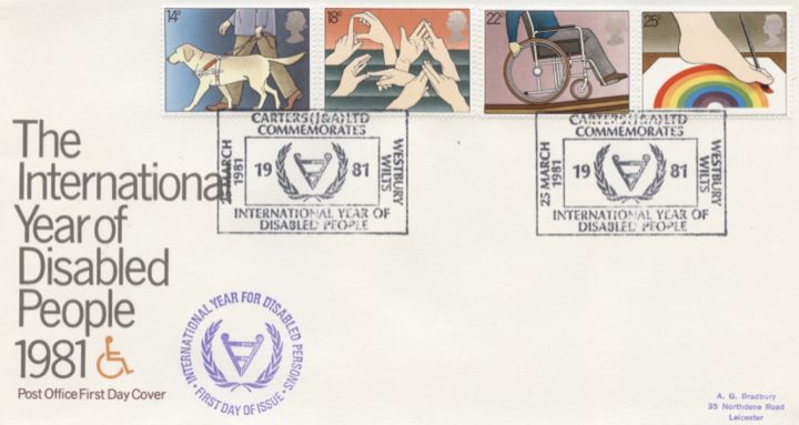 Year of the Disabled, Special Handstamps