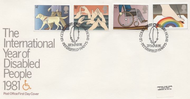 Year of the Disabled, Special Handstamps