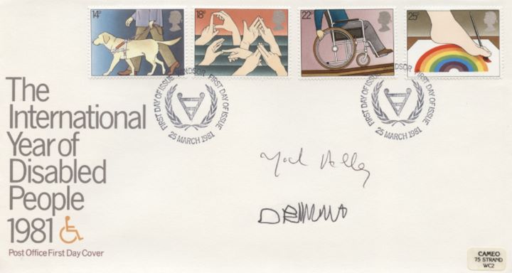 Year of the Disabled, Special Handstamps