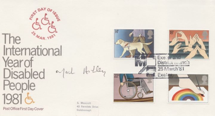 Year of the Disabled, Special Handstamps