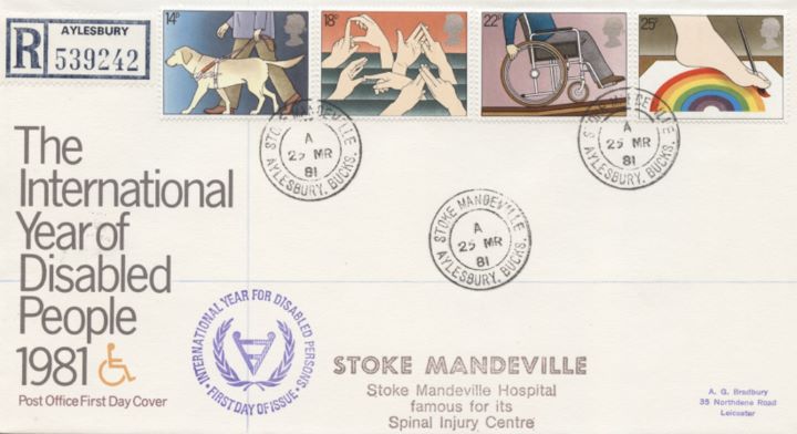 Year of the Disabled, CDS & Slogan postmarks