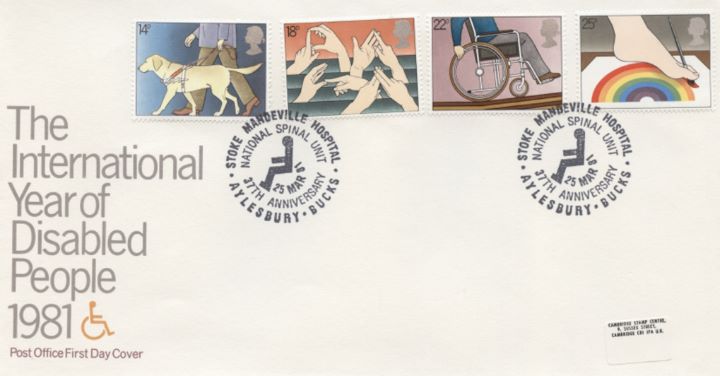 Year of the Disabled, Special Handstamps