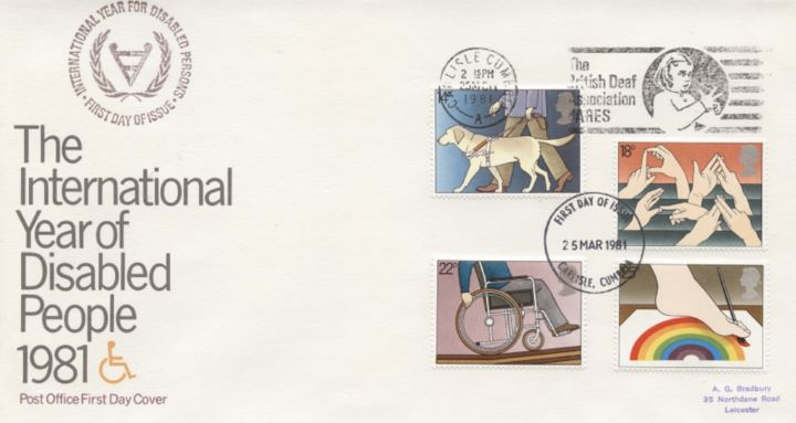 Year of the Disabled, CDS & Slogan postmarks