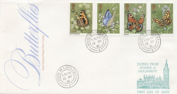 Butterflies, CDS postmarks