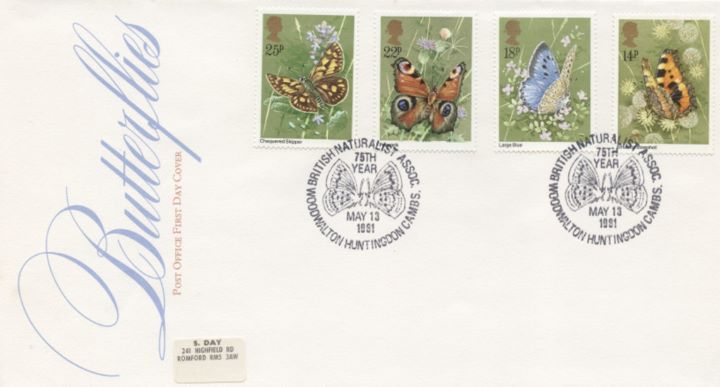 Butterflies, Special Handstamps