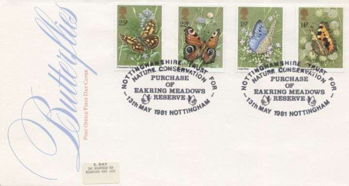 Butterflies, Special Handstamps