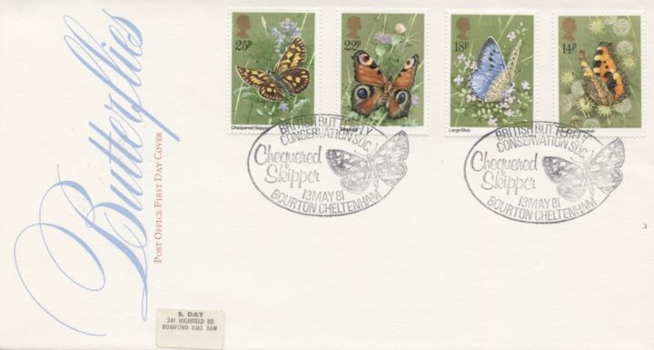 Butterflies, Special Handstamps