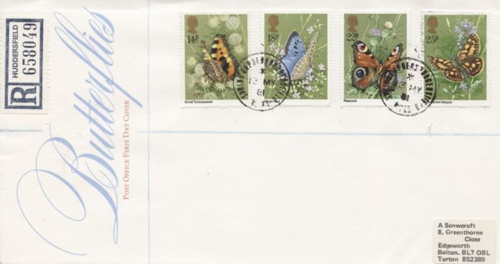 Butterflies, CDS postmarks