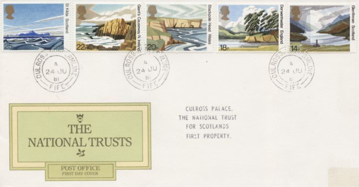 National Trusts, Various cds postmarks