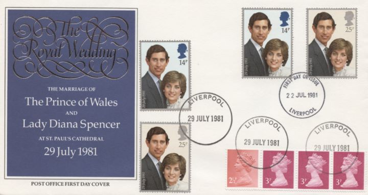 Royal Wedding 1981, Double Dated Covers