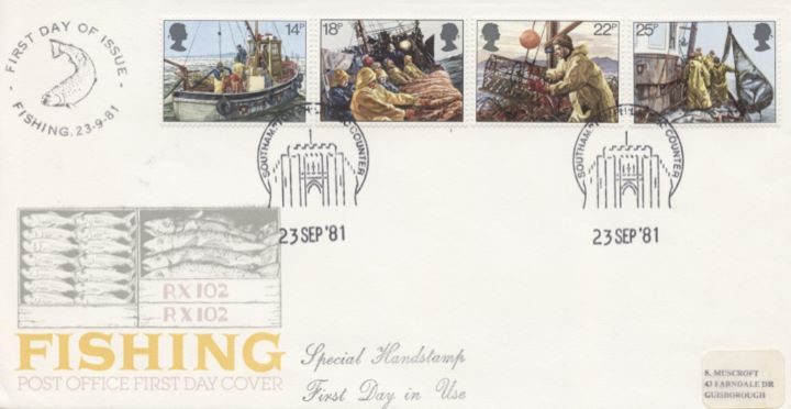 Fishing, Philatelic Counter Postmarks