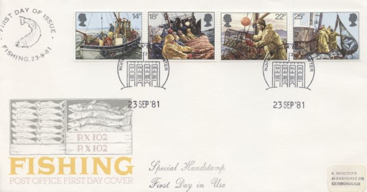 Fishing, Philatelic Counter Postmarks