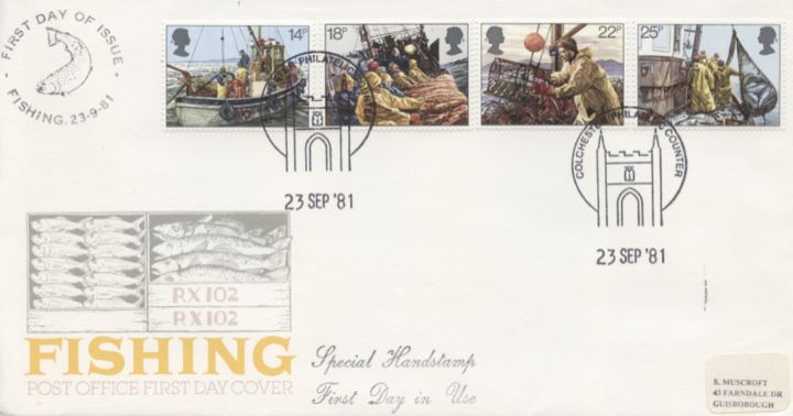 Fishing, Philatelic Counter Postmarks