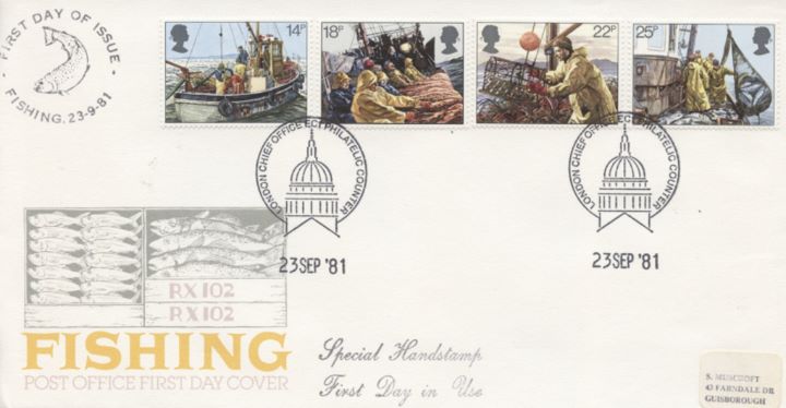 Fishing, Philatelic Counter Postmarks