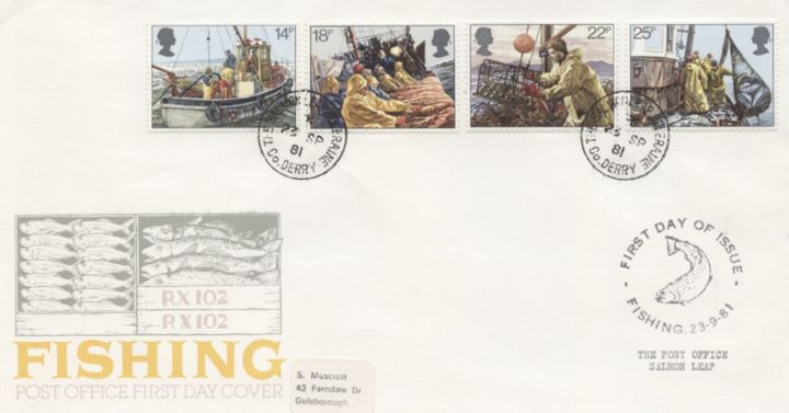 Fishing, CDS postmarks