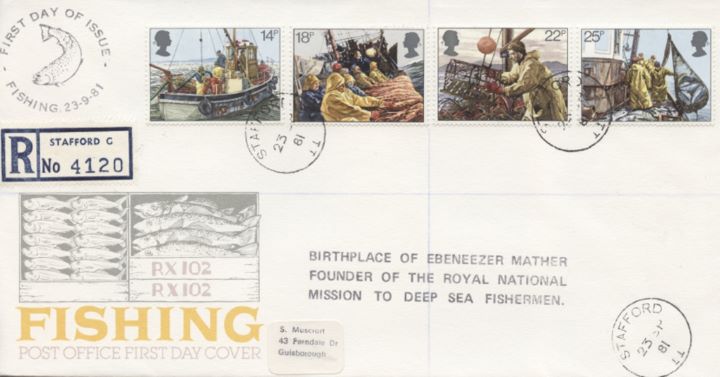 Fishing, CDS postmarks