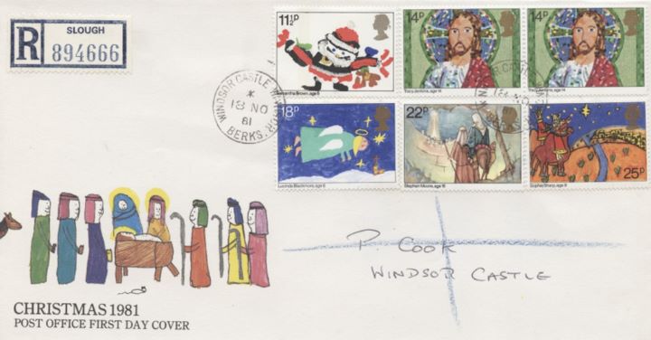 Christmas 1981, CDS postmarks