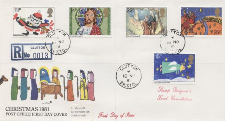 Christmas 1981, CDS postmarks