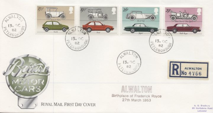 British Motor Cars, CDS postmarks