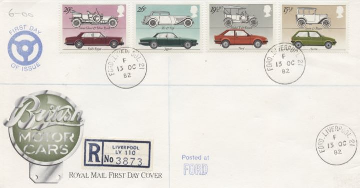 British Motor Cars, CDS postmarks