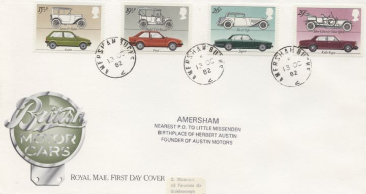 British Motor Cars, CDS postmarks