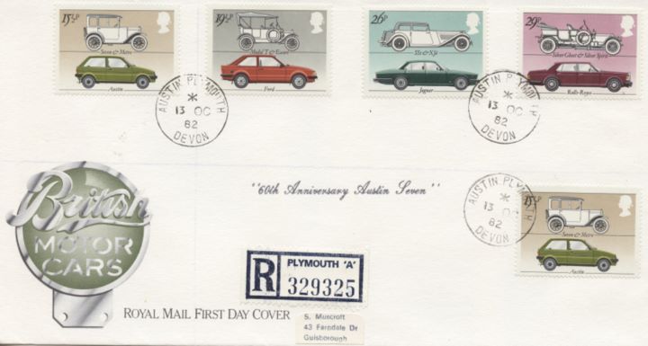 British Motor Cars, CDS postmarks