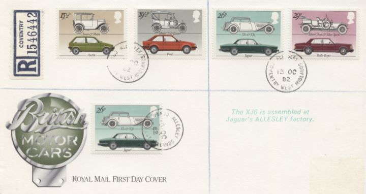 British Motor Cars, CDS postmarks